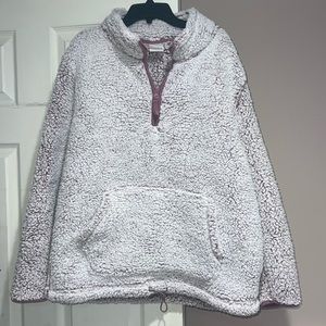 Purple Sherpa pull over